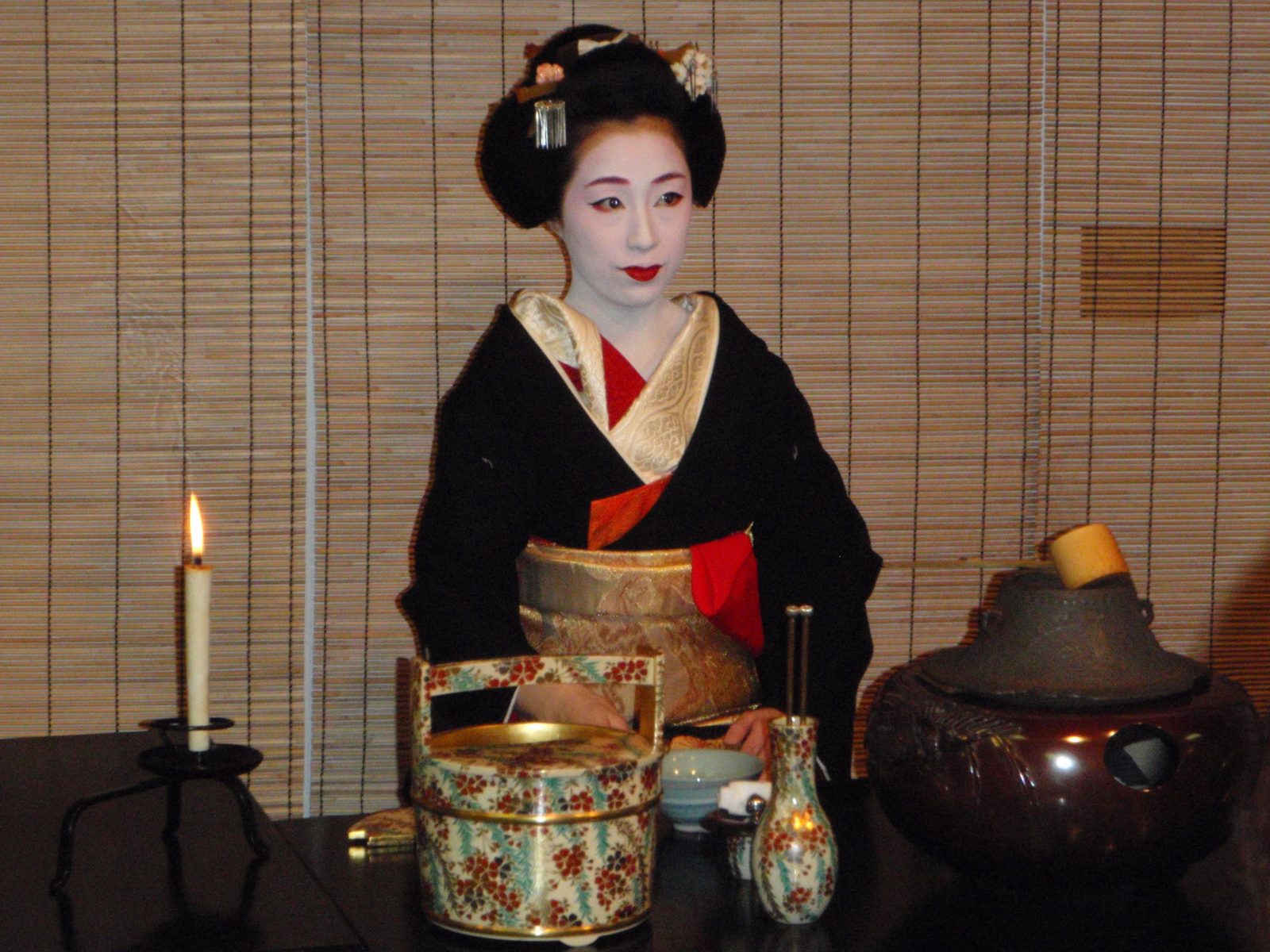 Buổi lễ trà ở Kyoto, Nhật Bổn.
